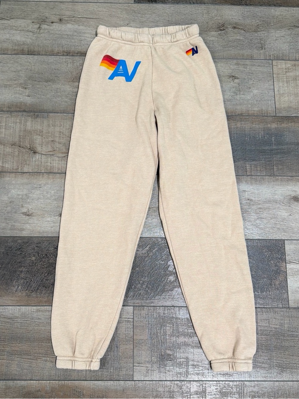 Aviator Nation beige sweatpants